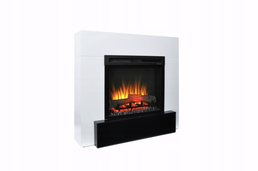 Voľne stojaci krb s funkciou vykurovania Dimplex biely 1400 W 94,5 x 90 x 29 cm